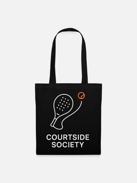 Courtside Paddle Society - Tote Bag - black