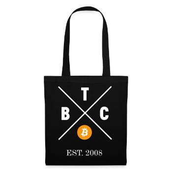 Bitcoin Freedom BTC Crypto Bitcoin Trader To Moon - Stoffbeutel - Schwarz - Vorne