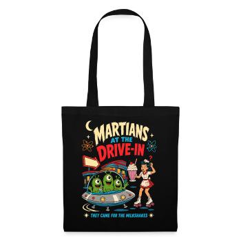 Martians at the Drive-In Diner - Tote Bag - black - Front