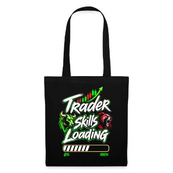 Trader skills loading - Stoffbeutel - Schwarz - Vorne
