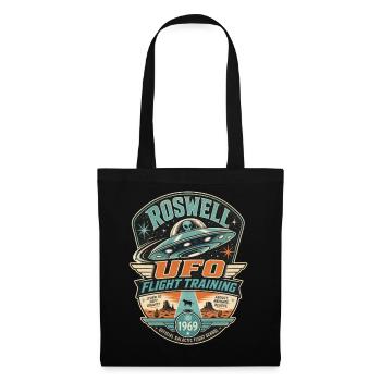 ROSWELL UFO FLIGHT TRAINING - Stoffbeutel - Schwarz - Vorne