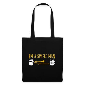 Trombone - Tote Bag - black - Front