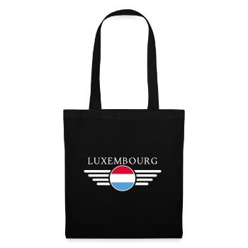 T-shirt luxembourgeois : diversité, histoire, charme - Sac en tissu - noir - Devant