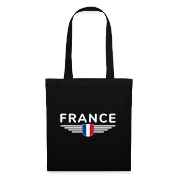 I Love France Elegance Style Design Outfits - Tote Bag - black - Front