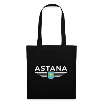 Astana Design – Modernité et tradition - Sac en tissu - noir - Devant
