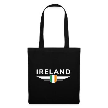 I Love Ireland Elegance Style Design T-Shirt - Sac en tissu - noir - Devant