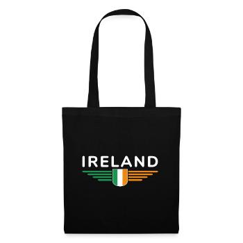 I Love Ireland Elegance Style Design T-Shirt - Sac en tissu - noir - Devant