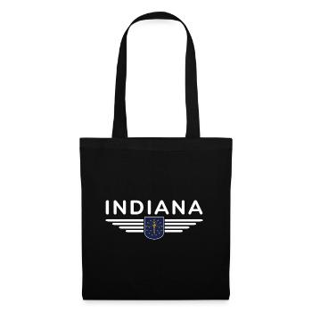 Indiana Fan T-Shirt – Montrez votre fierté ! - Sac en tissu - noir - Devant