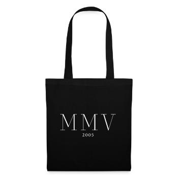 Roman numeral Year of birth Made in 2005 - Tote Bag - black - Front