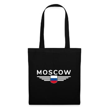 T-Shirt Moscou – Métropole de l’Elégance - Sac en tissu - noir - Devant