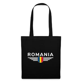 Bukarest T-Shirt für Rumänien Fans - Stoffbeutel - Schwarz - Vorne