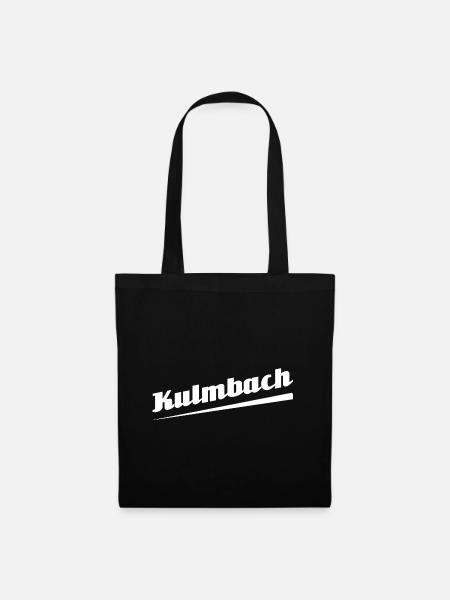 Kulmbach - Textdesign mit Stadtnamen - Stoffbeutel - Schwarz