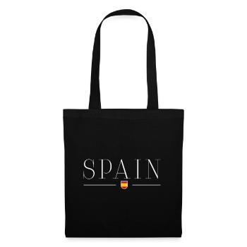 Ich liebe Spanien - Stoffbeutel - Schwarz - Vorne