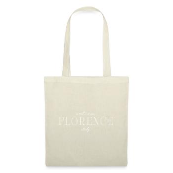 Florence, Italie Style Design T-shirt - Sac en tissu - nature - Devant