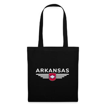 T-shirt de fan de l’Arkansas – Nature et culture - Sac en tissu - noir - Devant