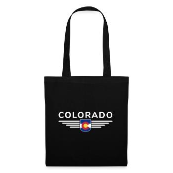 Colorado Fan T-Shirt – Mountains & Adventure - Tote Bag - black - Front