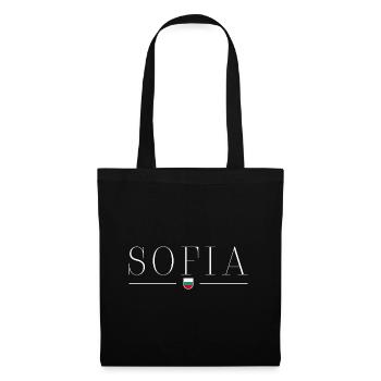 Sofia, Bulgarie T-shirt de conception de style - Sac en tissu - noir - Devant
