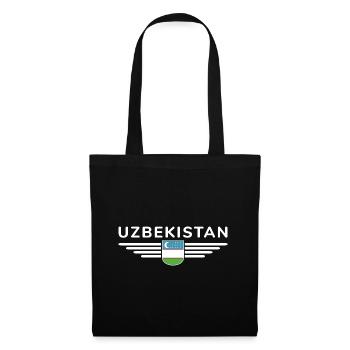 Uzbekistan T-Shirt – Pride and Culture - Tote Bag - black - Front
