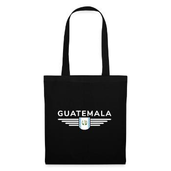 J’aime le Guatemala, T-shirt Style Design - Sac en tissu - noir - Devant
