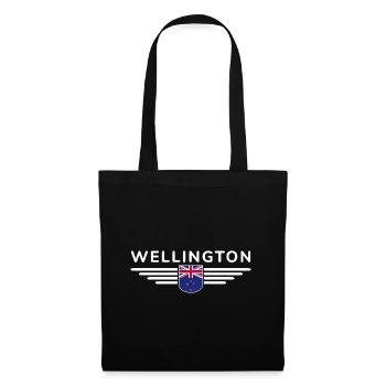 T-shirt Wellington pour les fans néo-zélandais - Sac en tissu - noir - Devant