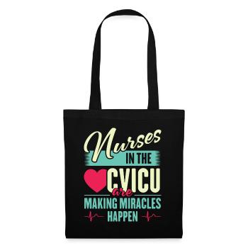 Nurses In The CVICU Are Making Miracles Happen - Tote Bag - black - Front