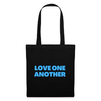 Love One Another - Christian Quotes - Tote Bag - black - Front
