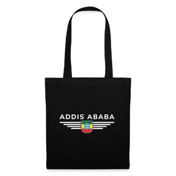 Addis Ababa T-Shirt – Capital City Style - Tote Bag - black - Front