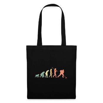 Evolution du hockey sur glace - Sac en tissu - noir - Devant