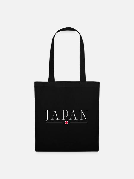 Ich liebe Japan - Stoffbeutel - Schwarz