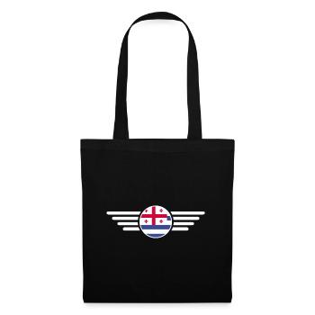 J’aime l’Adjara, T-shirt design de style élégance - Sac en tissu - noir - Devant
