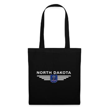 T-shirt de fan du Dakota du Nord – Parfait pour les fans - Sac en tissu - noir - Devant