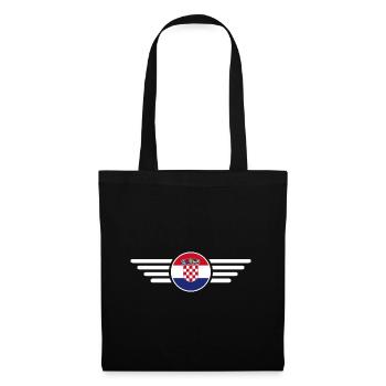 Croatia Style Design T-Shirt - Tote Bag - black - Front