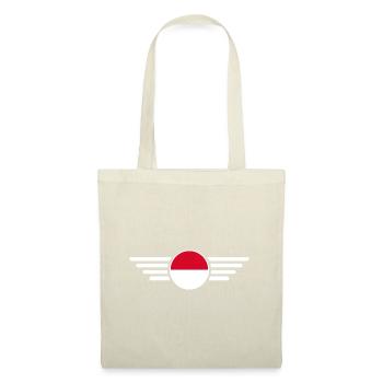 Monaco Stil Design T-Shirt - Stoffbeutel - Natur - Vorne