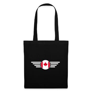 Canada Style Design T-Shirt - Tote Bag - black - Front