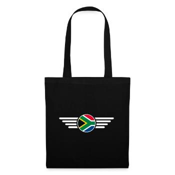 Afrique du Sud Style Design T-shirt - Sac en tissu - noir - Devant