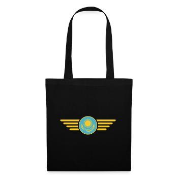 J’aime le Kazakhstan, T-shirt design de style élégance - Sac en tissu - noir - Devant