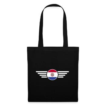 I Love Paraguay, Elegance Style Design T-Shirt - Tote Bag - black - Front