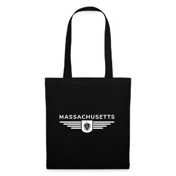 Massachusetts Fan T-Shirt – Stylish & Unique - Tote Bag - black - Front
