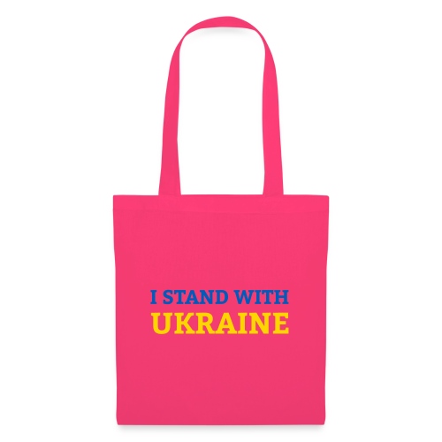 I stand with Ukraine Support & Solidarität - Stoffbeutel