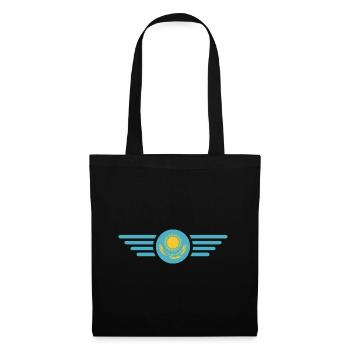 J’aime le Kazakhstan, T-shirt design de style élégance - Sac en tissu - noir - Devant