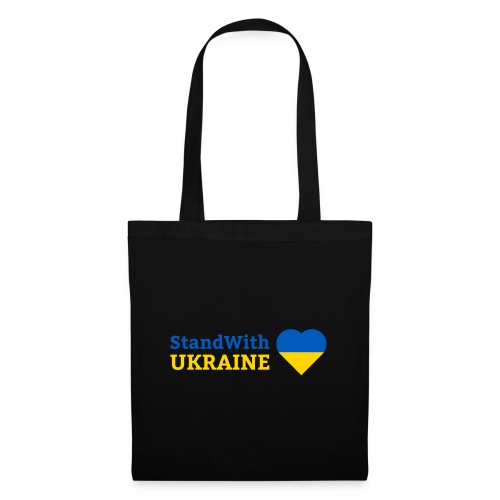 Stand with Ukraine mit Herz Support & Solidarität - Stoffbeutel