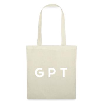 Humour Beauf Lettre GPT Jeu De Mots - Sac en tissu - nature - Devant