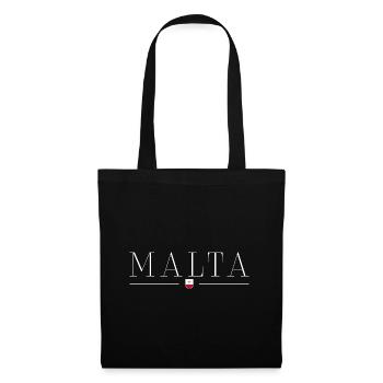 T-shirt Malte : l’élégance méditerranéenne - Sac en tissu - noir - Devant