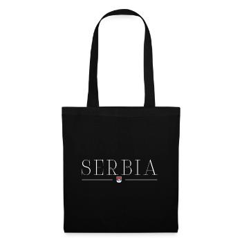 Serbie Pride T-shirt - Sac en tissu - noir - Devant