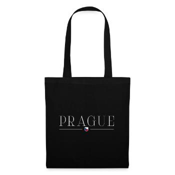 Prague, République tchèque Style Design T-shirt - Sac en tissu - noir - Devant