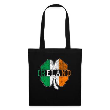 Irlande - Sac en tissu - noir - Devant