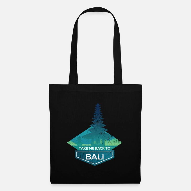 Bali - Stoffbeutel - Schwarz