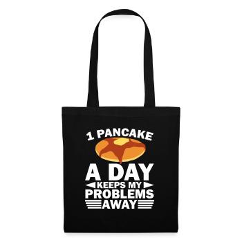 Pancakes pancake gift I breakfast pancake - Tote Bag - black - Front