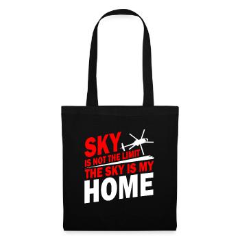 Helicopter pilot gift I helicopter helicopter - Tote Bag - black - Front