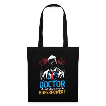Docteur Docteur - Sac en tissu - noir - Devant